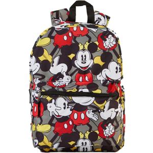 Disney Mickey Mouse Backpack for Kids or Adults, 16 inch
