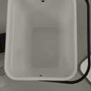 Kitchen Waste Bin with Hooks, Indoor Kitchen Sealed Under Sink for Kitchen, Food Waste Bin for Countertop (White, 5L)