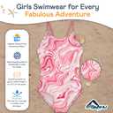 Kanu Surf Girls' Hurricane Beach Sport UPF 50 One Piece Swimsuit