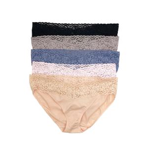 Womens Lace Cheeky Underwear 4 Pack, Medium