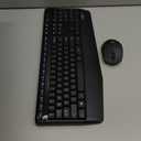 Logitech MK345 Wireless Keyboard and Mouse Combo with Palm Rest, 2.4 GHz USB Receiver, Compatible with PC, Laptop, Black (1 Pack)