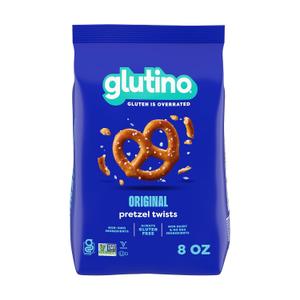 5 x Glutino Gluten Free Pretzel Twists, Salted, 8 oz