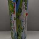 Golf Chipping Game Set : Portable 6-Angle Adjustable Practice Mat Set with 20 Sticky Balls for Indoor Outdoor Family Fun (Golf Club Not Included) (Green)