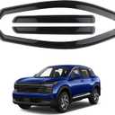 4 Pieces in-Channel Extra Durable Rain Guards Fit for 2025 2026 Nissan Kicks,Window Deflectors,Window Visors (Smoke Black)