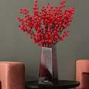 RECUTMS Berry Garland Artificial Black Berry Garland 5.9FT Garlands with Bendable Stems for Christmas Halloween Holiday Fireplace Stairs Table Decor