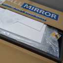 VooBang Arched Wall Mirror, 24 x 36 inch Arch Bathroom Mirror, Wall Mounted Vanity Mirror with Arch Metal Frame, Modern Bathroom Vanity Mirror for Bedroom, Living Room, Hanging or Leaning, Black