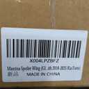 Spoiler Wing Compatible with 2019-2024 Kia Forte Sedan Rear Spoiler Trunk Rear Spoiler Wing Lip ABS Plastic for 2023 Forte Accessories (Glossy Black)