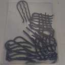 LAPOHI 12-Piece Plastic Hair Combs & Pins for Updo, Bun & Vintage Hairstyles (Classic)