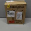 Outdoor Electrical Box 12 x 10 x 6'' Steel Electrical Junction Box NEMA 4X Steel Enclosure Box IP66 Outdoor/Indoor Waterproof & Dustproof Metal Box with Lock & Mounting Plate (12 x 10 x 6)