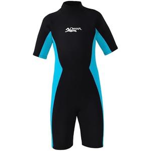 OMYAFL Wetsuit for Kids Boys Girls 2mm Neoprene Wetsuit in Cold Water Swimming and Surfing, 10
