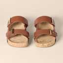 Amazon Essentials Women's Cork Sandals (8, Tan)