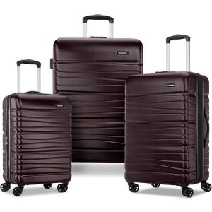 Samsonite Evolve SE Hardside Expandable Luggage with Double Spinner Wheels, Cordovan, 3PC Set (CO/M/L), 