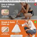 Sifting Litter Box Liners 14 Count,Drawstring Jumbo Cat Litter Bags Fits All Litter Box,Cat Products