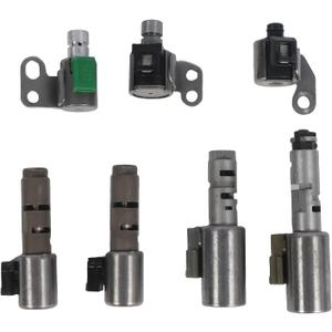 7pcs A750E A750F Transmission Solenoid Kit TB-50LS Solenoid Set 5-SPEED Automatic Transmission Replacement for Kia LX470 GS470 Suzuki 4.7L