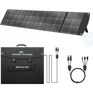 Ecosonique 300W Portable Foldable Solar Panel 40V MC4 for Power Stations