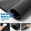 2 Pack Outdoor Playground Safety Mats, Black, 39" L x 20" W
