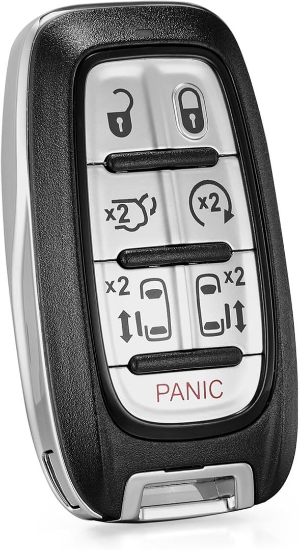 Smart Key Fob Replacement Fits for Chrysler Pacifica 2017 2018 2019 2020 2021 2022 2023 2024 Chrysler Voyager 2020-2024 Proximity Keyless Entry Remote Control 434 Mhz M3N-97395900