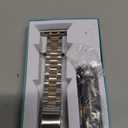 Lenrao Thin Stainless Steel Bands Compatible with Apple Watch 38mm 40mm 41mm 42mm 44mm 45mm 46mm for Women, Metal Straps for iWatch Series 11 10 9 8 7 6 5 4 3 2 1 SE