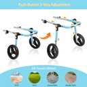 TailWaggers Dog Wheelchair for Back Legs | Adjustable Mobility Aid | All-Terrain Wheels