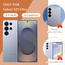 Compatible with Samsung Galaxy S25 Ultra - 2025 Shockproof Nappa Leather Wallet Case with RFID-Blocking, Ultra-Thin Design, Horizontal Stand for Samsung Galaxy S25 Ultra (Light Khaki)