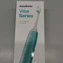 Aquasonic Vibe Series Ultra-Whitening Toothbrush  ADA Accepted Power Toothbrush - 8 Brush Heads & Travel Case  40,000 VPM Motor & Wireless Charging - 4 Modes w Smart Timer  Mint Green Metallic