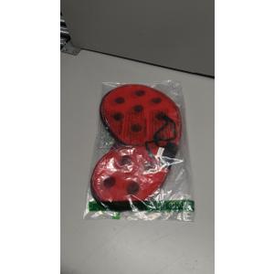 Funcredible Light Up Ladybug Wings & Antenna Headband  Adult Insect Costume Accessories  Halloween Cosplay Party Set Red