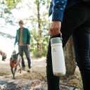 STANLEY IceFlow Flip Straw Water Bottle 22 oz | Built-In Straw for Travel and Sports | Lightweight and Leak Resistant | Insulated Stainless Steel | BPA-Free | Polar