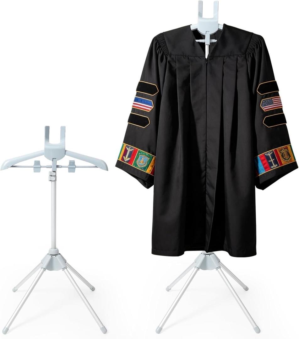T Shirt Display Stand, 32-63 inch Clothing Stand for Vendors, Adjustable Mannequin Torso Stand Dress Form for Vendors Shop, Hanger Rack for Bachelor's Clothing, Dress Garment Coat Retail(Grey)