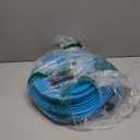 Sprinkler Hose 100FT, Heavy Duty Watering Hoses, Efficient Irrigation Tubing for Garden Lawn Sprinklers System with 40 Pack Staples