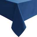 Hiasan Table Cloth Rectangle - Waterproof and Washable Fabric Tablecloth for Dining Room Kitchen and Outdoor Use, Royal Blue, 54 x 80 Inch
