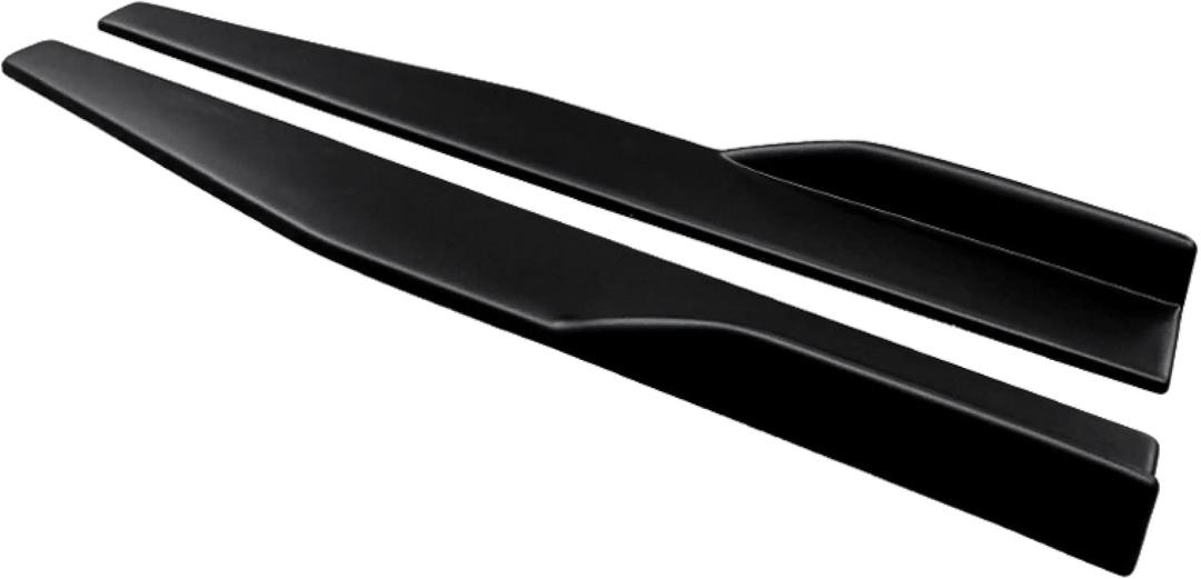 Car Side Skirt Extension Trim Accessories Decorative Strip ABS Kit, for Mazda 2 3 6 Axela Atenza MX-5 (Matte Black)