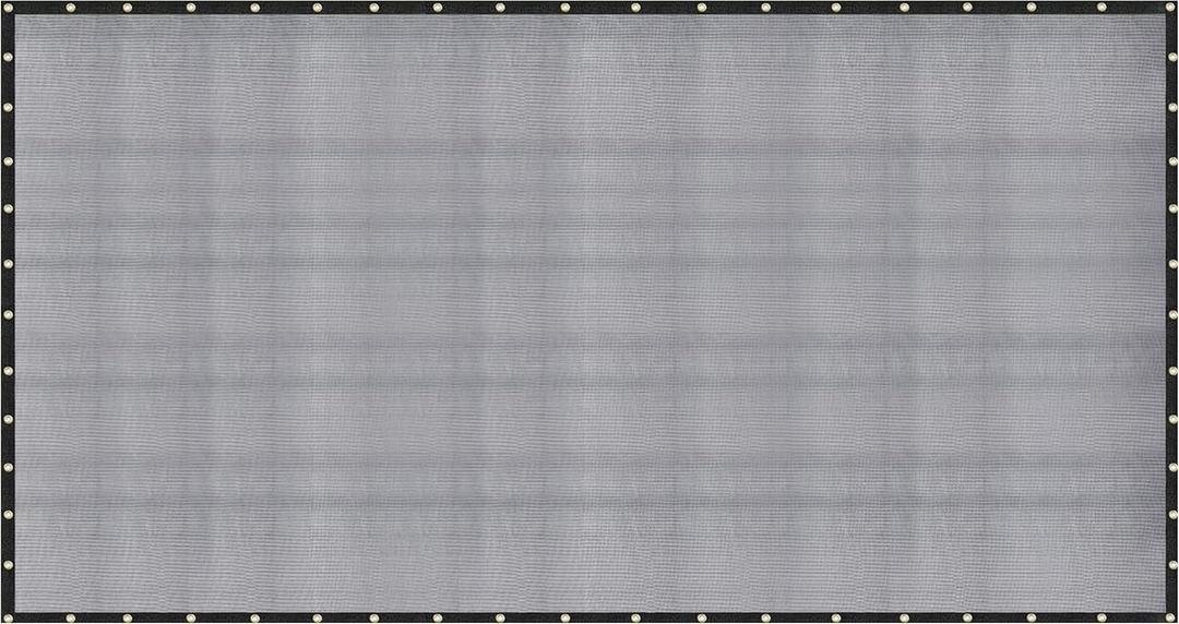 [Windscreensupplyco] 60-70% 20 FT X 30 FT Mesh Tarp/Shade Cloth 9-Needle Knitted Heavy Duty Black with Grommets for Green House, Garden, pergola, Pools, Dump Truck