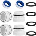 4560 pool Hose Adapters Kit 1 1/2 pvc fittings Compatible with Intex Hayward Pool Filter Pump Hose for Hose 40mm to 1 1/2 Inch Conversion Kit - 4-Pack