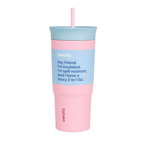 Owala SS Tumbler 24 Oz Pink Skies