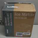 OLIXIS Ice Maker, Ice Makers Countertop with Handle, Portable Ice Machine, 9 Bullet Ice Cubes in 6 Mins, 26lbs in 24Hrs, Auto-Cleaning, with Basket and Scoop, for Home, Kitchen, RV, Camping, White
