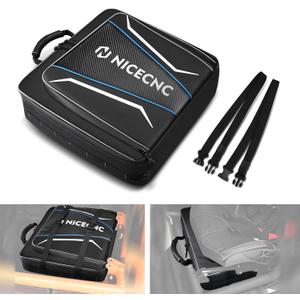 NICECNC Motorcycle Under Seat Storage Tool Bag Blue, Lined with Pearl Cotton, Large Capacity UTV Bags Compatible with Can AM Maverick X3 2017 2018 2019 2020 2021 2022 2023