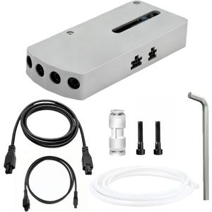 AMS Hub - AMS Filament Buffer 4-in-1 for Bambu Lab X1,P1P,P1S,H2D 3D Printer, Compatible with Bambu Lab AMS, AMS 2 Pro & AMS HT, Enables up to 16 Colors with 4X AMS Units