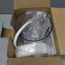 Mueller Smoothie Blender for Smoothies - Personal Blender for Shakes, Frozen Drinks, Baby Food & More, 15oz Travel Cup and Lid, Durable Stainless Steel Blades for Powerful Blending Performance, White