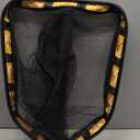 PLUSINNO Floating Fishing Net for Steelhead, Salmon, Fly, Kayak, Catfish, Bass, Trout Fishing, Rubber Coated Landing Net for Easy Catch & Release, Compact & Foldable for Easy Transportation & Storage (19.7"/50cm Hoop Size length 1.35M Orange (Telescopic Pole))