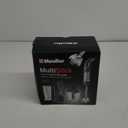 Mueller Multistick 5-in-1 Immersion Blender Handheld, 12 Speed Hand Mixer - Turbo Boost, Heaviest Duty Copper Motor, Titanium Blades Hand Blender, Milk Frother Wand, Whisk, Beaker, Chopper, Grey (Gray)