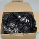 100FT LED Outdoor String Lights Patio Light with 52 Shatterproof G40 Dimmable Globe Bulb, 2-Pack 50FT Waterproof Outside Hanging String Light for Christmas Backyard Porch Balcony Gazebo Party