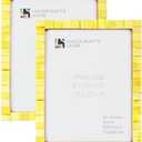 Handicrafts Home 8x10 Picture Frame Set of 1–Handmade Yellow Bone Inlay Photo Frame, Classic Collection, Decorative Boho Frame for Wall & Tabletop, Modern Farmhouse & Coastal Home & Living Room Decor