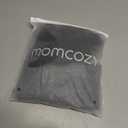 Momcozy Pumping Bra, Pumping Bra Hands Free All Day Wear Pumping & Nursing Bra in One Holding Breast Pump for Spectra, Medela (Large, Black,grey-2pk)