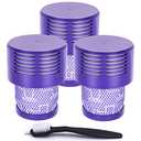 UPGRADED VERSION 6 PACK HEPA Replacement V10 Filters Compatible with V10 Cyclone series, V10 Absolute, V10 Animal, V10 Total Clean, V10 Motorhead, SV12, Part No. 969082-01, Washable and Reusable