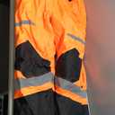 Ergodyne GloWear 8928 Insulated Thermal Bib Overalls, High Visibility, Weather-Resistant (4X-Large, Orange)