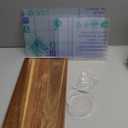 Football Display Case Full Size, Acrylic Football Case Display Case Clear with Wood Stand UV Protected Autographed Football Holder Box for Football Fans & Collectors