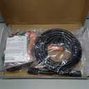 FIXFANS Pressure Washer Gun and Hose Kit, 25 FT High Power Washer Hose with Replacement Wand Extension, 5 Nozzle Tips, M22 Fitting