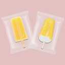 Popsicle Bags for Freeze Pops and Ice Cream Clear Self-Sealing Molds Food Grade Cellophane Gift Bags for Candy Hot Sealing (200 Pcs), Large, One Size