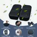 Adjustable Seat Cushion, Memory Foam Office Chair Cushion, Car Seat Cushion, Foldable Travel Cushion for Tailbone Pain, Sciatica Pain Relief, Lifting Cushion for Sitting, Driving, Traveling(Medium)