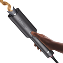 TYMO Hair Curler Automatic Rotating - CURLPRO, Beach Waves Curling Wand, Anti-Scald Curling Iron, Portable 500 Million Ionic, Dual Voltage & Lightweight for Travel, Ceramic Coating, Gray 1 inch